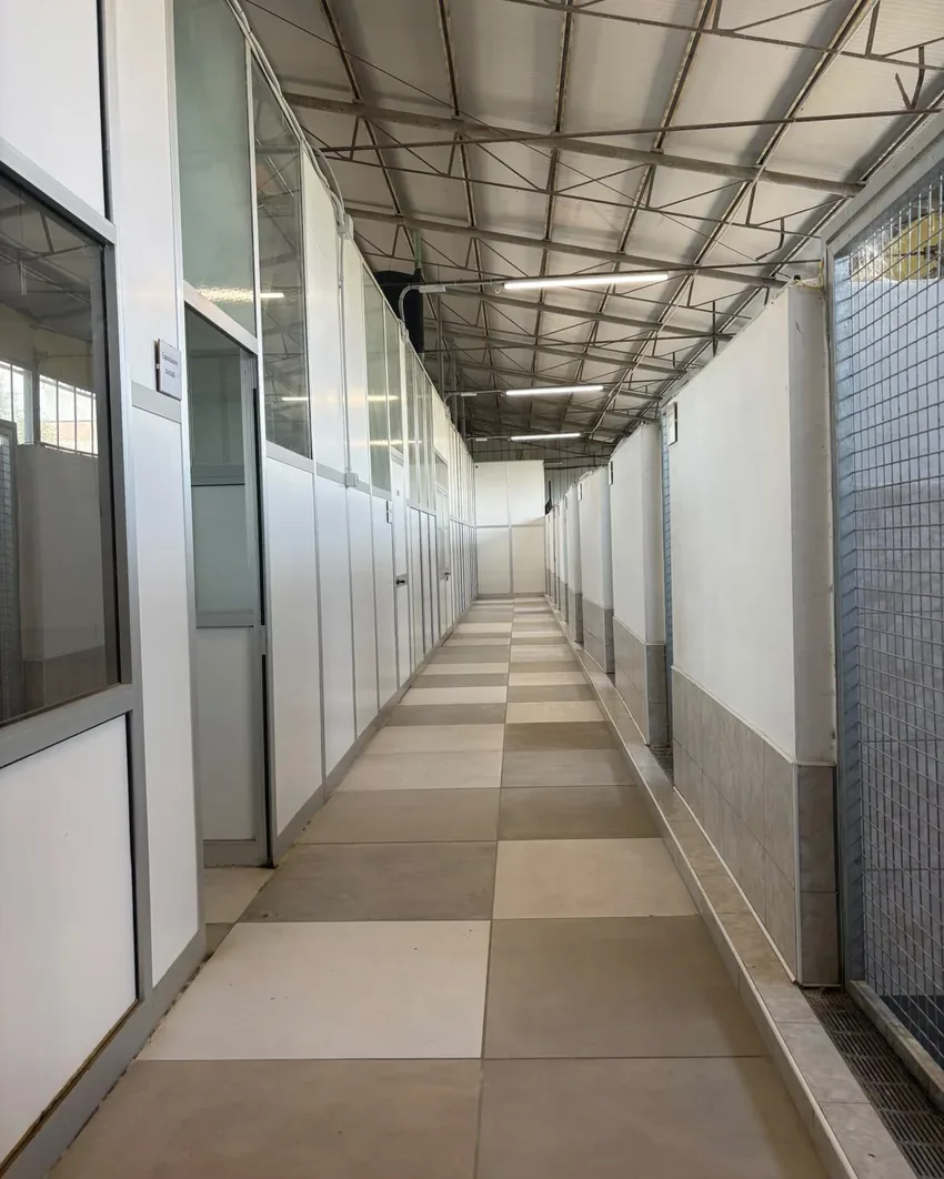 Corridoio interno della struttura